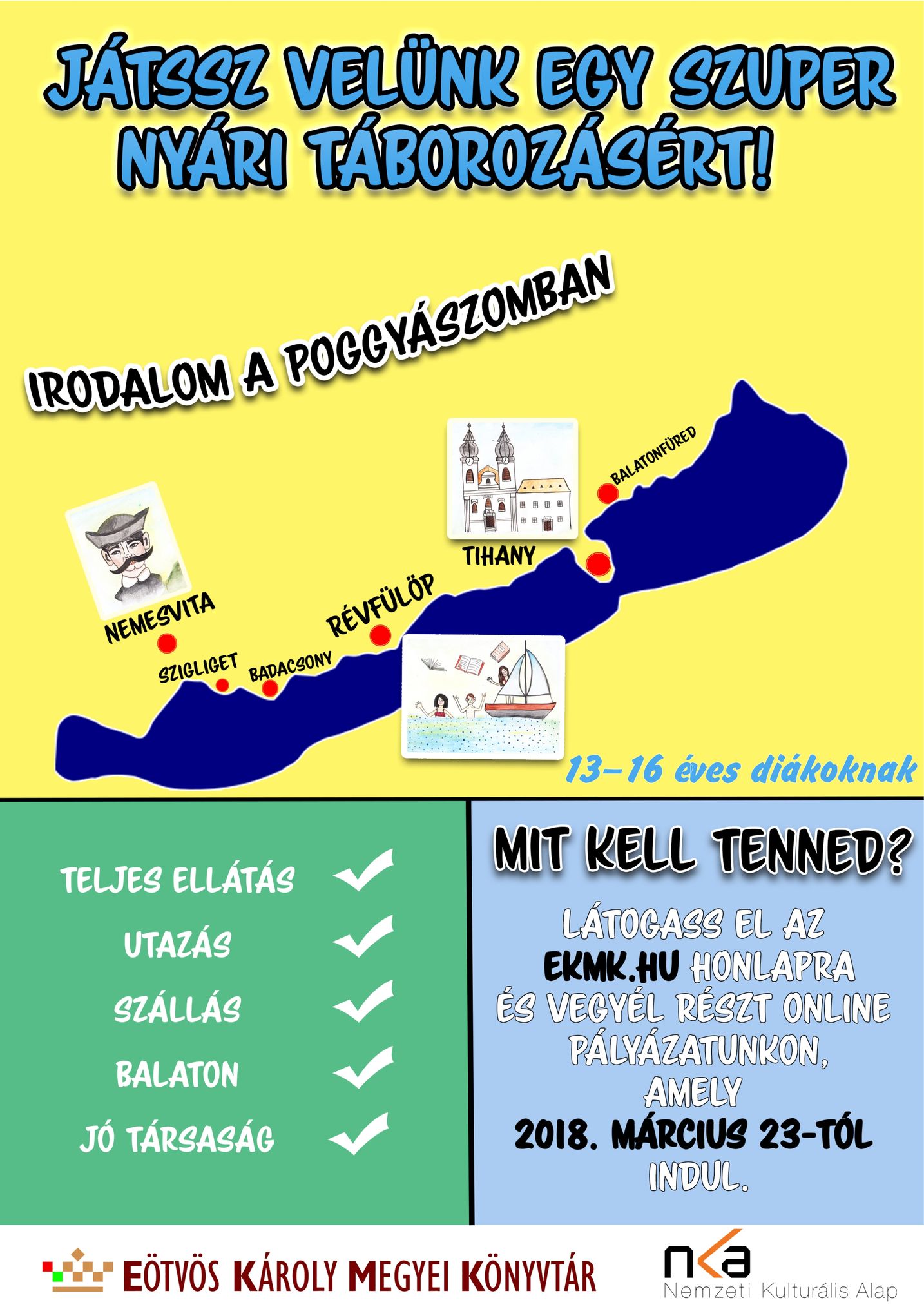 Irodalom a poggyászomban - plakát